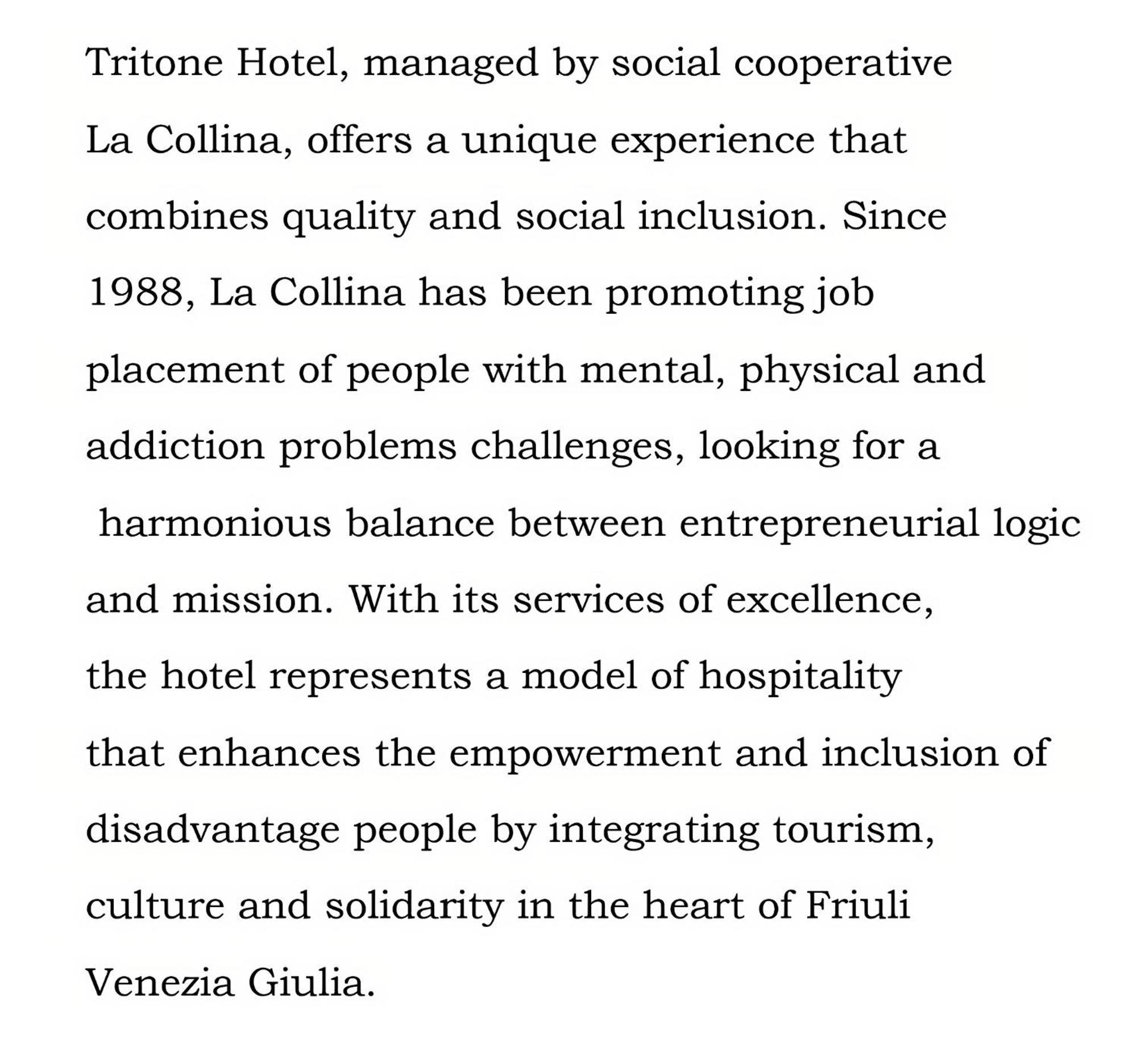 Hotel Tritone Trieste Luaran gambar